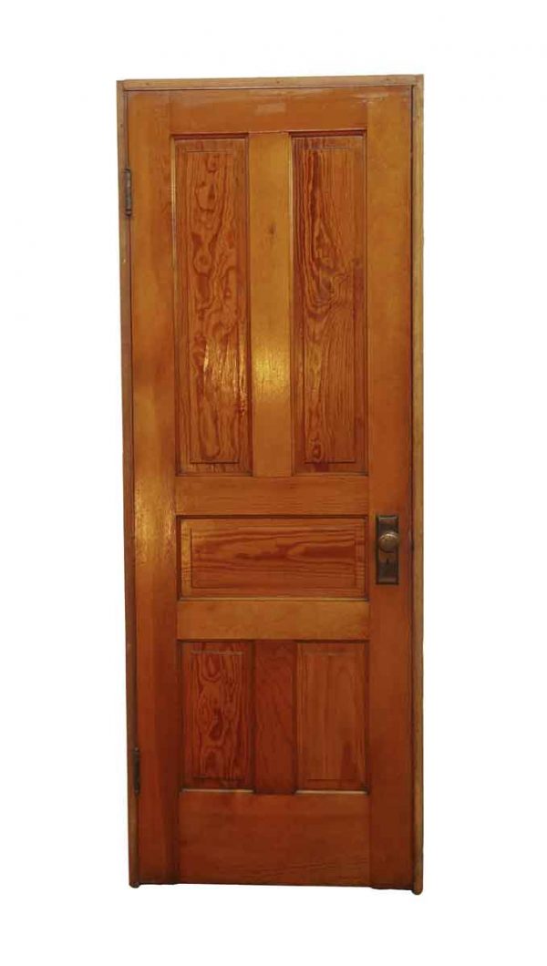 Standard Doors - Antique 5 Pane Yellow Pine Framed Passage Door 81.5 x 30.125