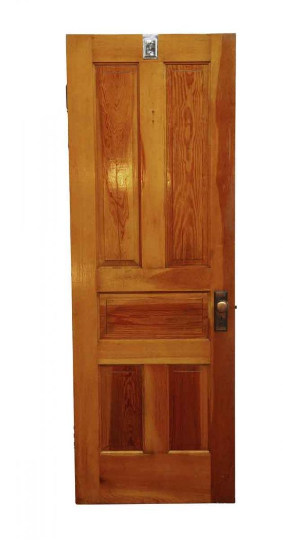 Standard Doors - Antique 5 Pane Yellow Pine Passage Door 79.5 x 27.75