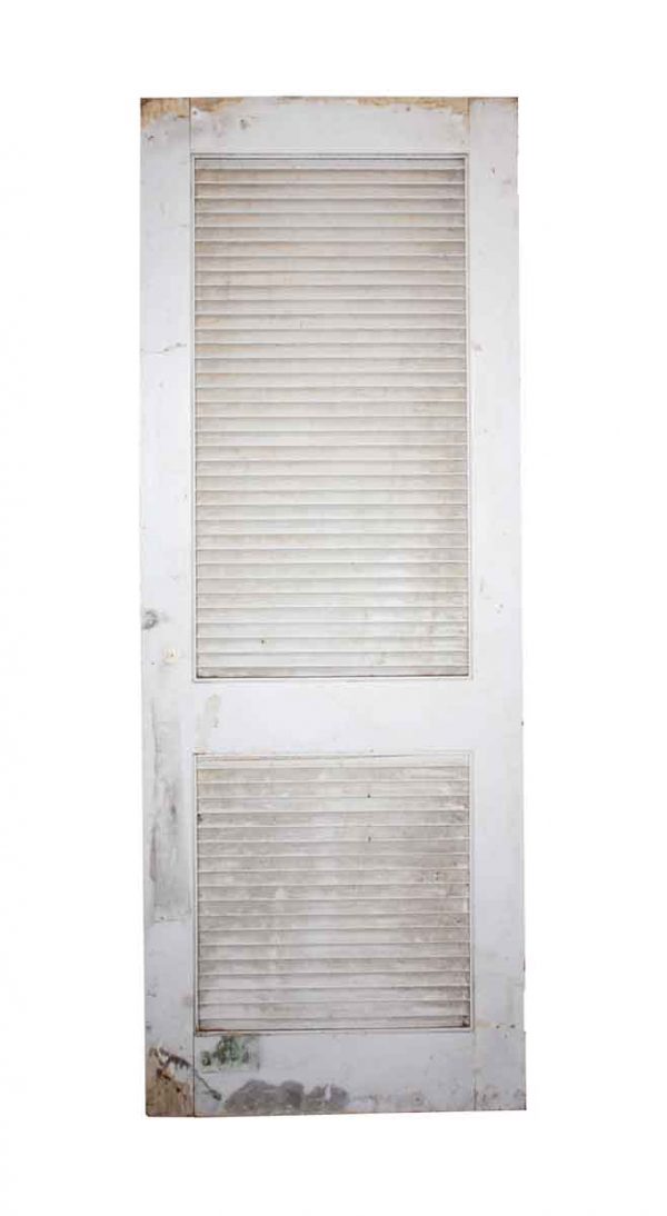 Closet Doors - 1920s Laundry Room Louver Door 83 x 32