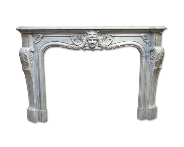 Danny Alessandro Mantels - 19th Century Louis XIV Style Gray Marble Mantel
