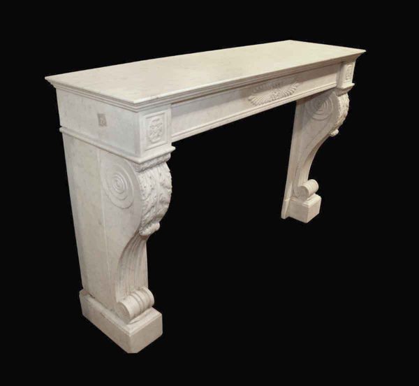 Danny Alessandro Mantels - Antique French Empire Style Marble Mantel