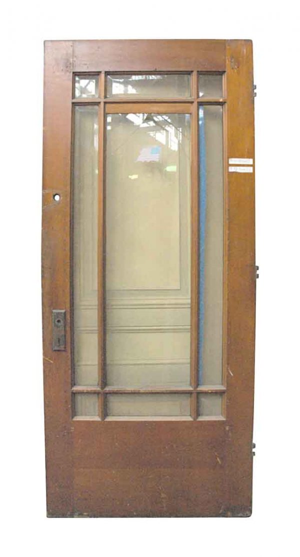 Entry Doors - Cypress Arts & Crafts 9 Lite Entry Door 83.875 x 33.875