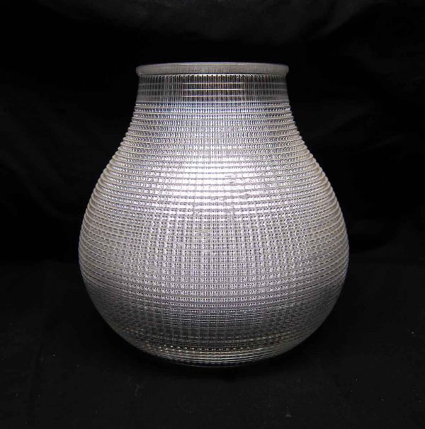 Globes & Shades - Rare Hourglass Holophane Replacement Lamp Glass