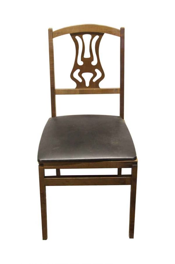 Seating - Wooden Folding Chairs with Carved Back