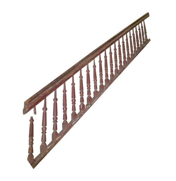 Staircase Elements - Reclaimed 145 in. Wood Stair Railing