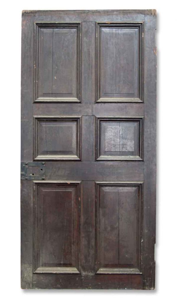 Standard Doors - Antique 6 Pane Wood Passage Door 90.25 x 43.625