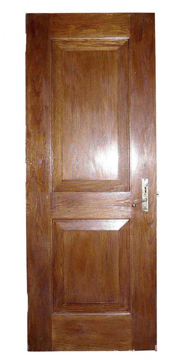 Standard Doors - Vintage 2 Pane Oak Door 82.875 x 31.5
