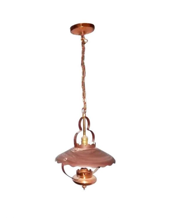 Wall & Ceiling Lanterns - Vintage Copper Lantern Style Pendant Light