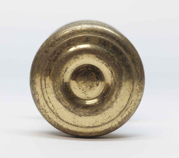 Cabinet & Furniture Knobs - Heavy 2 in. Brass Knob with Rosette