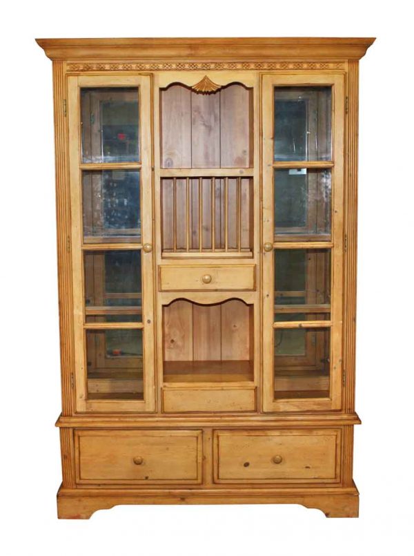 Cabinets - Traditional Pine Storage & Display Cabinet