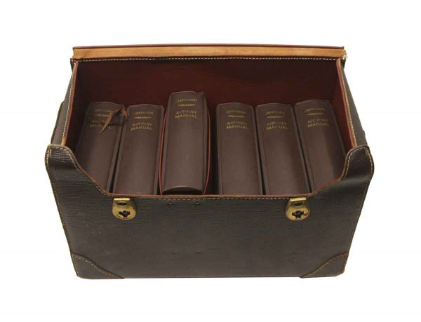 Collectibles - Aviation Book Set in Leather Case