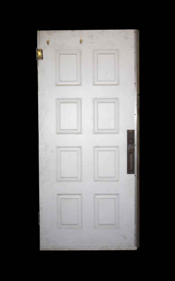 Commercial Doors - Vintage 8 Pane Metal Door with Panic Bar 80 x 36