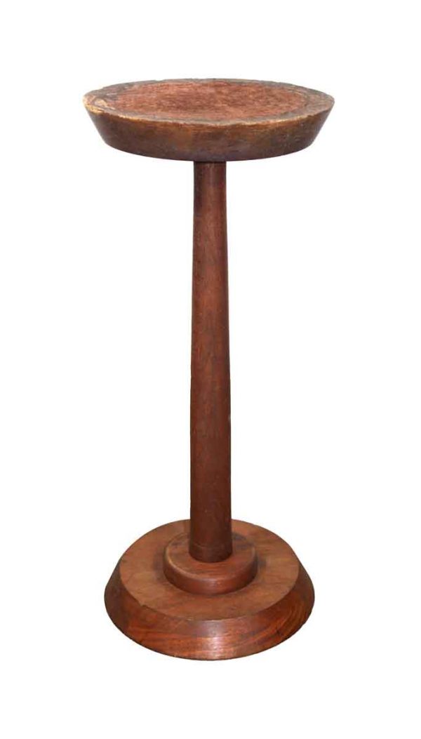 Commercial Furniture - 1940s Wooden 21.25 in. Tabletop Hat Stand