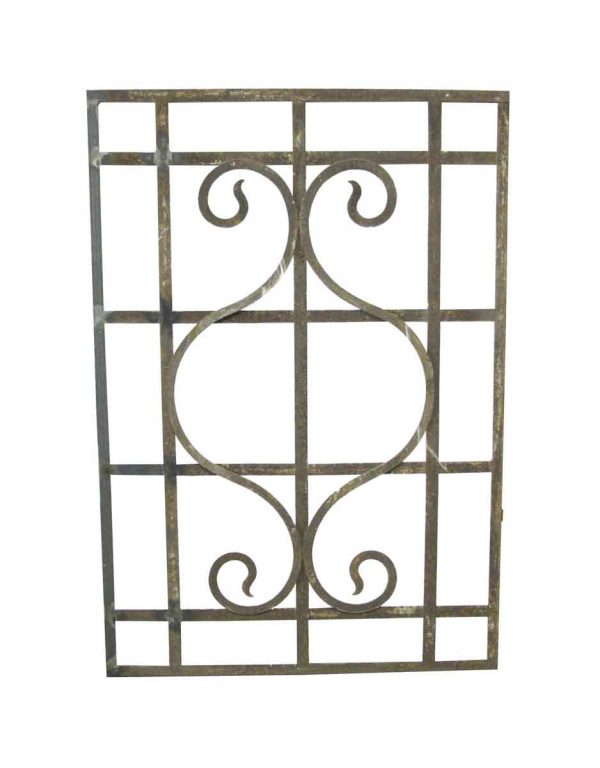 Decorative Metal - Antique Wrought Iron Window Guard 50.5 x 34.75