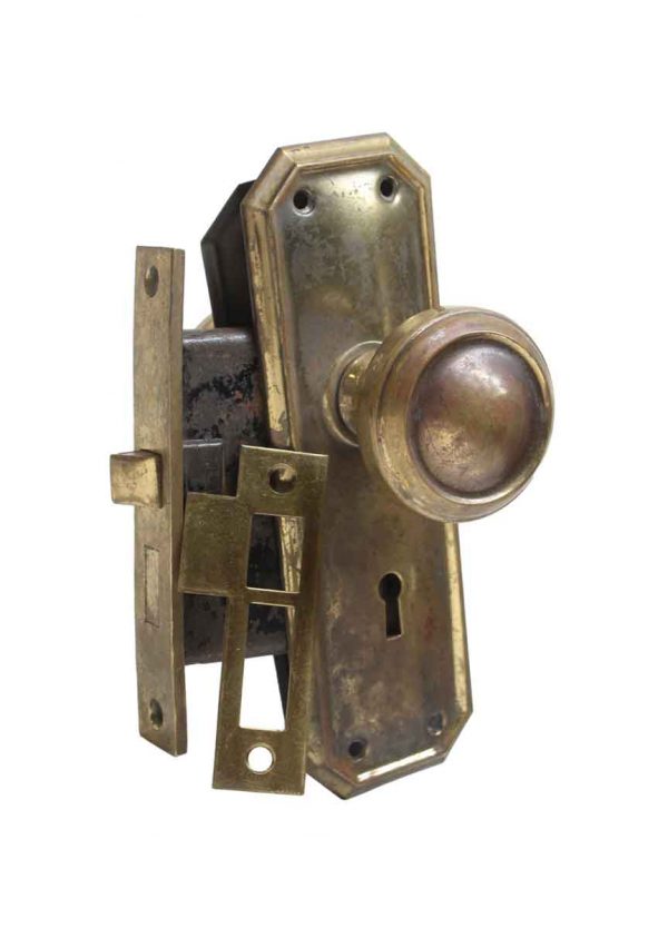 Door Knob Sets - Concentric Brass & Cast Iron Door Knob Set