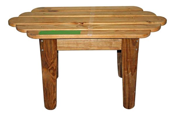 Flea Market - Vintage Slatted Pine Picnic Style Table