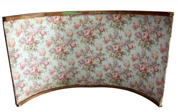 Flooring & Antique Wood - Antique Arched Wood with Floral Fabric