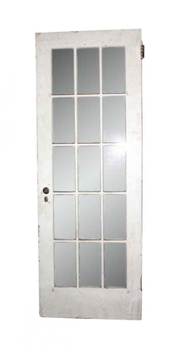 French Doors - Antique 15 Lite Wood French Door 81.75 x 30