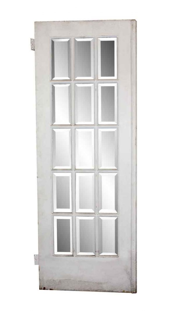 French Doors - Salvaged 15 Beveled Lites French Door 83 x 30.75