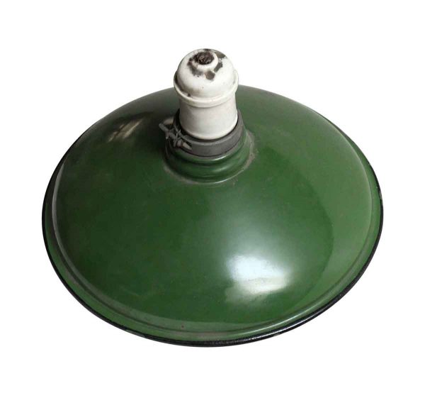 Industrial & Commercial - Factory 10 in. Green Enameled Industrial Pendant Light