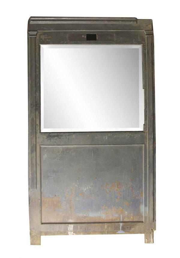 Interior Materials - Wooden Elevator Car Mirror with Original Distressed Beveled Glass