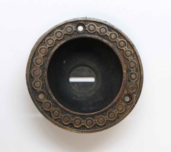 Keyhole Covers - Antique Recessed Bronze Keyhole Cover