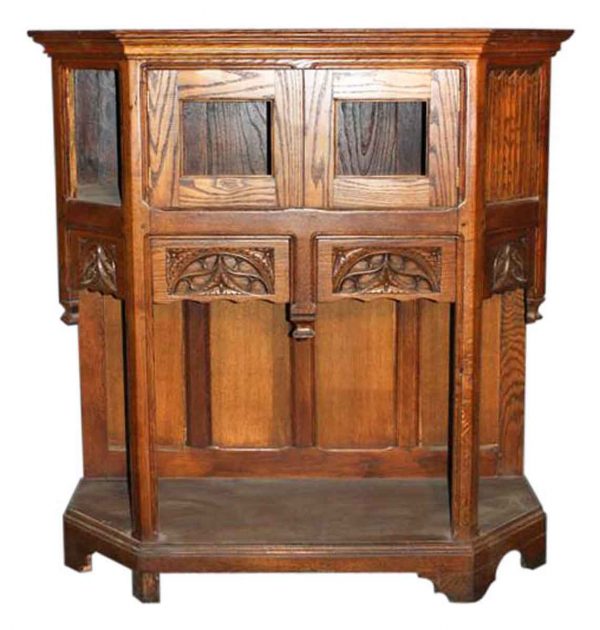 Kitchen & Dining - Gothic Style Small Oak Server