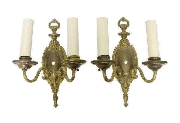 Sconces & Wall Lighting - Turn of the Century Brass Federal Wall Sconces
