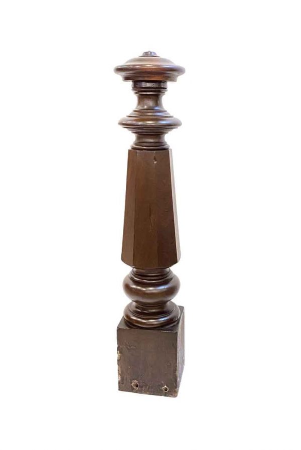 Staircase Elements - 19th Century Staircase Walnut Newel Post