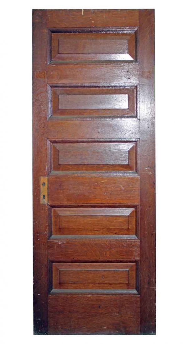 Standard Doors - Antique 5 Pane Wood Passage Door 71.75 x 27.75