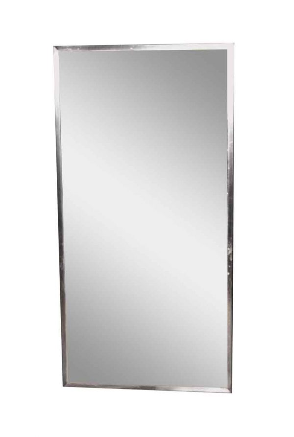 Antique Mirrors - Aluminum Frame Wall Mirror 48 x 24
