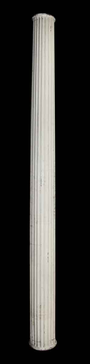 Columns & Pilasters - 10 ft White Zinc Fluted Building Column
