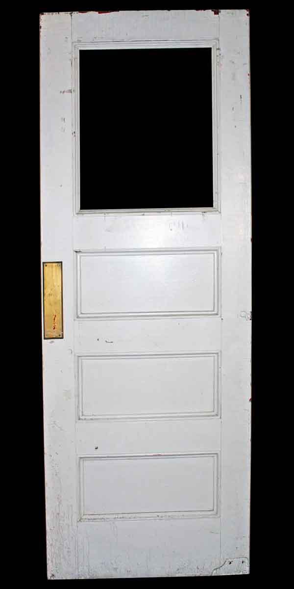 Commercial Doors - Antique 1 Lite 3 Pane Swinging Commercial Door 90 x 31.75