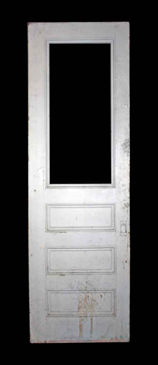 Doors - Antique White 1 Lite 3 Pane Pocket Door 95.25 x 30.25
