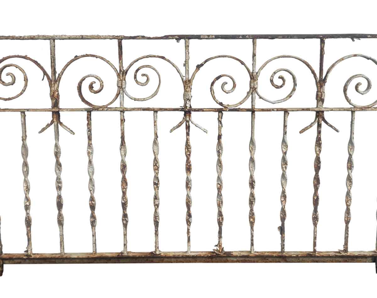 Brooklyn Brownstone 28 in. H Wrought Iron Fence | Olde Good Things