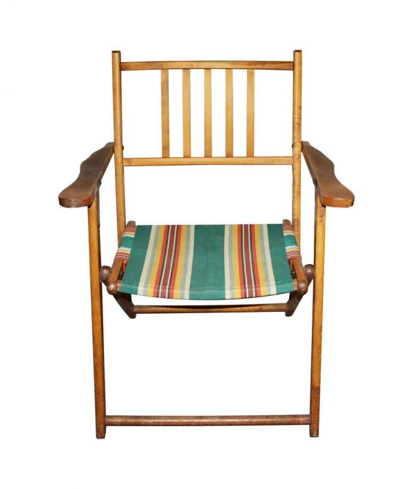 Flea Market - Vintage Wooden Folding Beach Chair