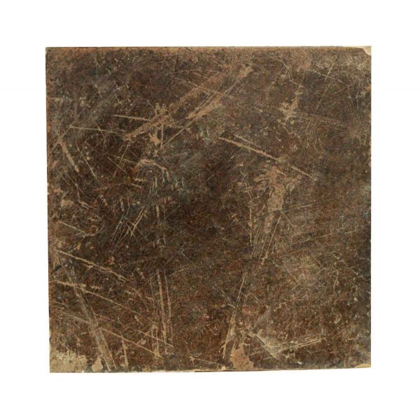 Floor Tiles - Antique Dark Gray Brown Matte Floor Tile 6 x 6