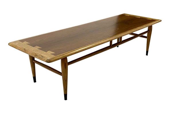 Living Room - 1960s Lane 56 in. Hickory & Walnut Coffee Table