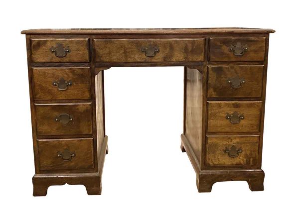 Office Furniture - Antique 18th Century Wooden Kneehole Desk