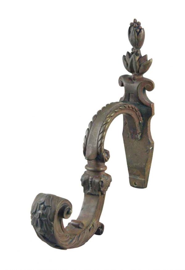 Single Hooks - French Cast Bronze Ornate Hook