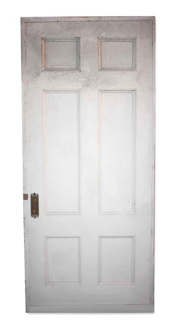 Standard Doors - Antique 6 Pane Wood Framed Passage Door 90 x 40.25