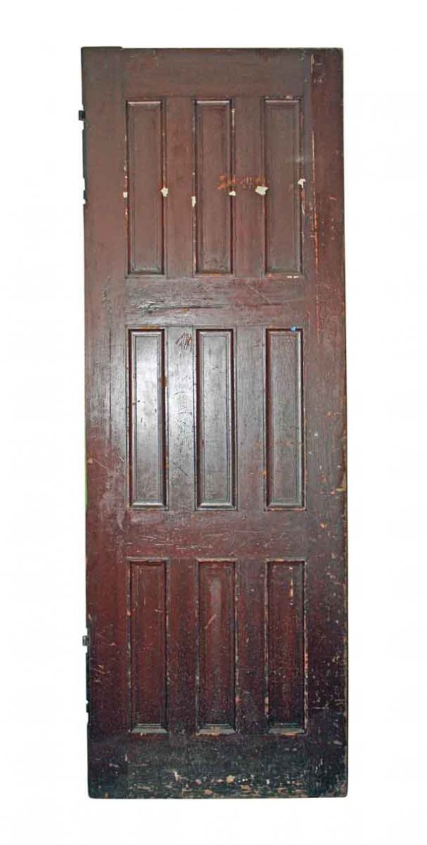 Standard Doors - Antique 9 Pane Wood Passage Door 95.5 x 32.75