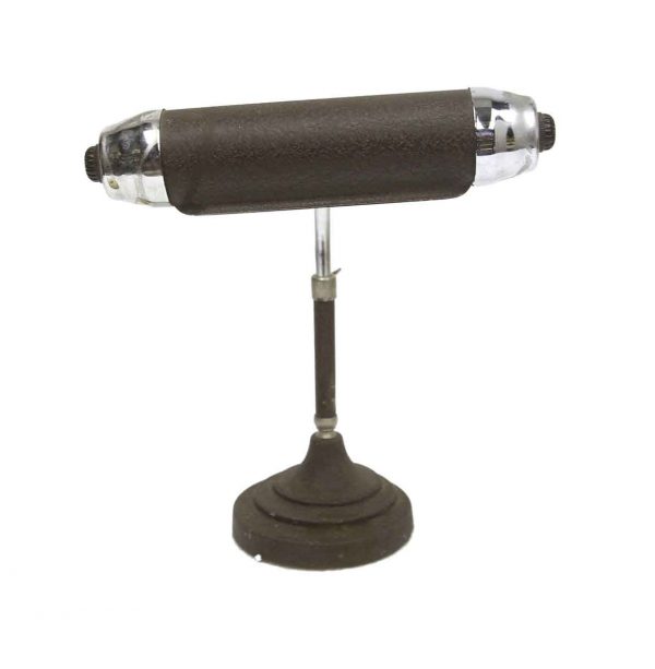 Table Lamps - 1950s Chrome & Brown Enamel Desk Lamp