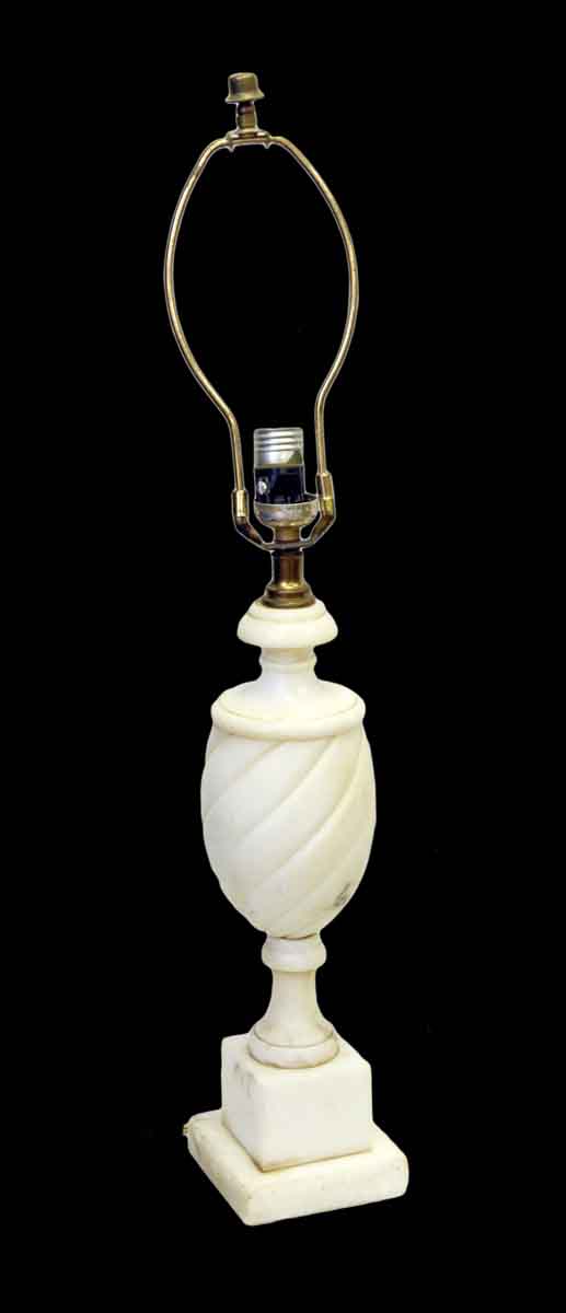 Table Lamps - Vintage Traditional White Marble Table Lamp