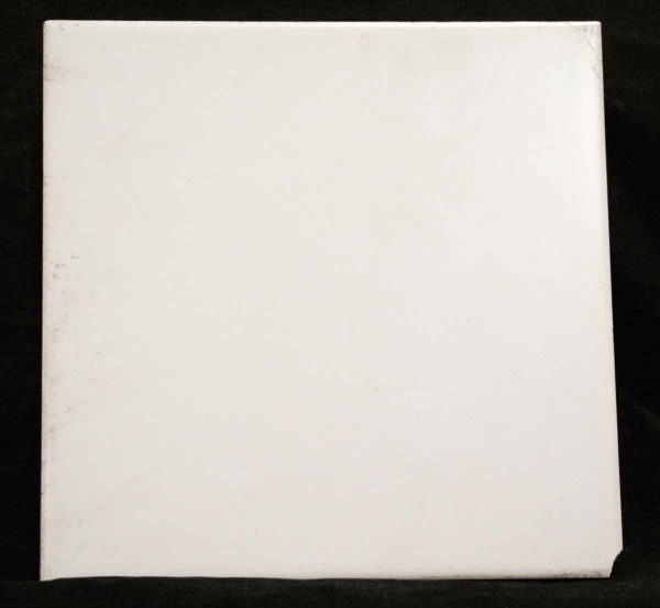 Wall Tiles - Vintage Plain White Beveled Square Wall Tile 7.75 x 7.75