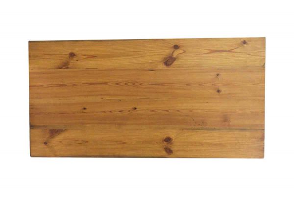 Floor Model Tables - Handmade 5 ft Golden Oak Reclaimed Pine Tabletop