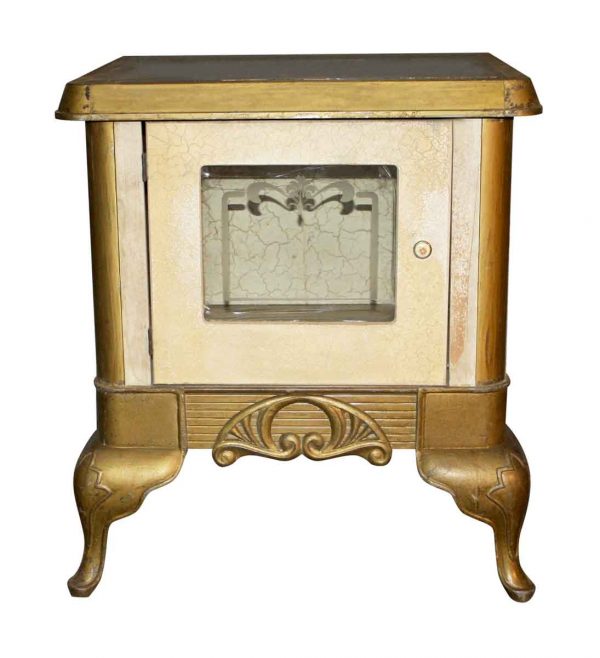 Kitchen - Antique Cast Iron Gold Warming Oven