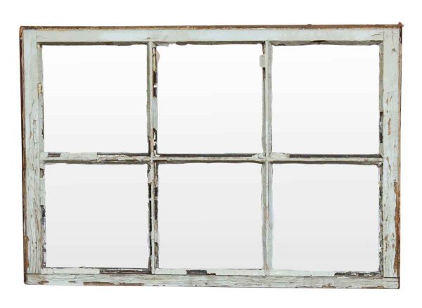 Reclaimed Windows - Reclaimed 6 Pane Wooden Window 40.25 x 27.625