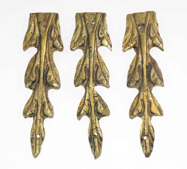 Applique - Antique Bronze Leaves Furniture Applique Set