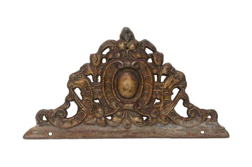 Antique Rococo Cast Iron Applique | Olde Good Things